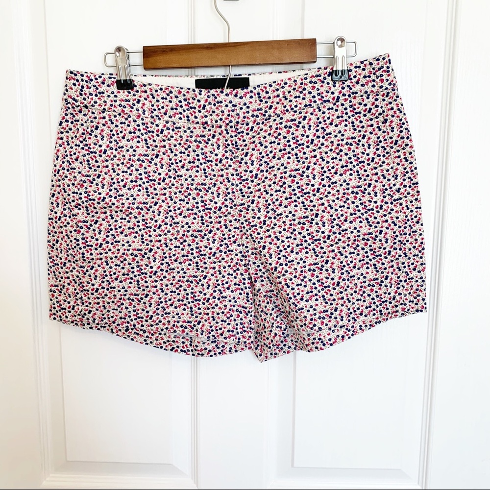 JCREW MERCANTILE FLORAL SHORTS SIZE 10